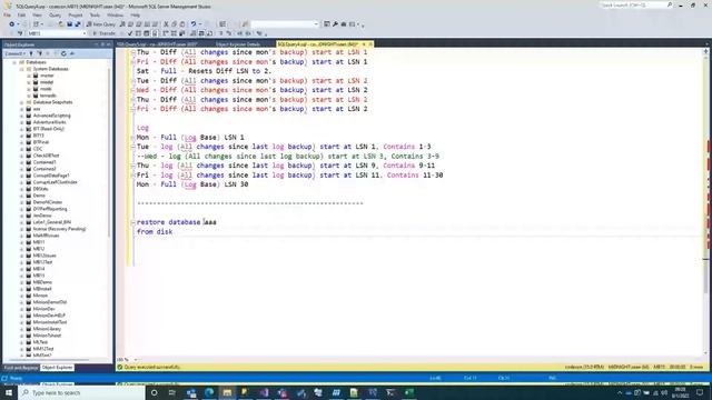 SQL Server Backups: Logs and RESTORE ... WITH MOVE смотреть онлайн