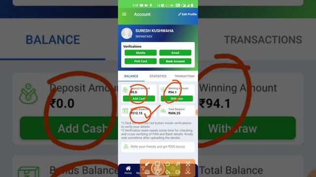 Fanadda | New fantasy app in 2022 | 100% bonus used | free entry | 0% commission | big Wining смотреть онлайн