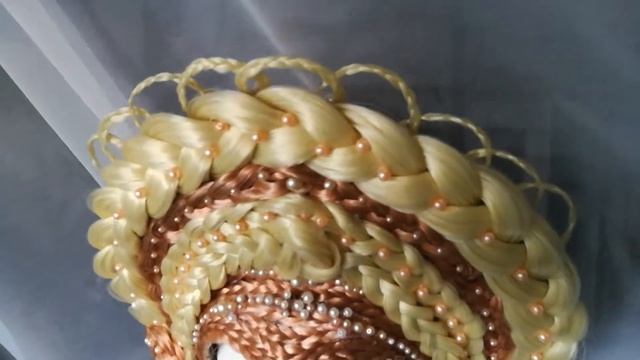 Кокошник из волос #ЛисьяМастерская смотреть онлайн
