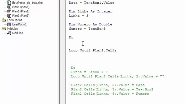 Salvar DADOS de Formulário VBA sem Selecionar GUIA de Planilha Excel смотреть онлайн