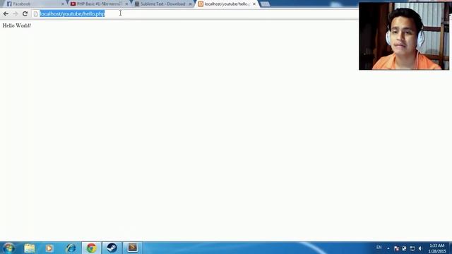 PHP Basic #2-เริ่มเขียนโค้ต PHP (Hello World!) смотреть онлайн