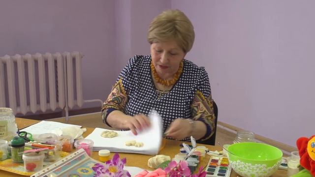 Лепка из теста (Поделка "Аленький цветочек") смотреть онлайн