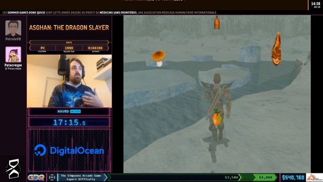 Asghan: The Dragon Slayer en 32:34 (Any%) [SGDQ20] смотреть онлайн