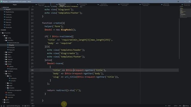 CodeIgniter 4 Tutorial - Simple Blog Part 2 смотреть онлайн
