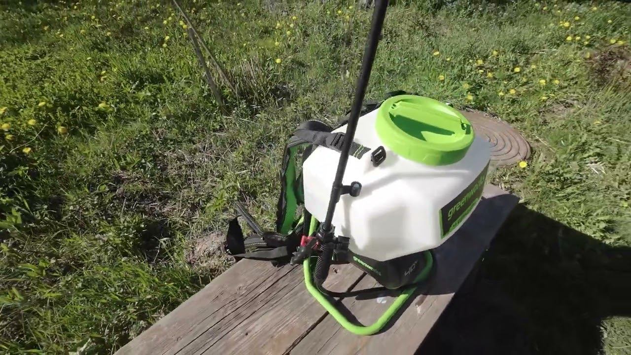 Greenworks G40BPS: как этот аккумуляторный опрыскиватель изменит вашу жизнь навсегда! смотреть онлайн