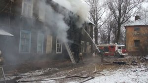 Пожар на улице Шевченко в Смоленске