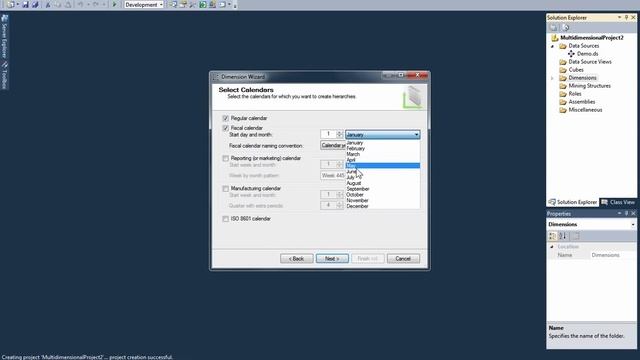 Create Time Dimension Usign SSDT смотреть онлайн
