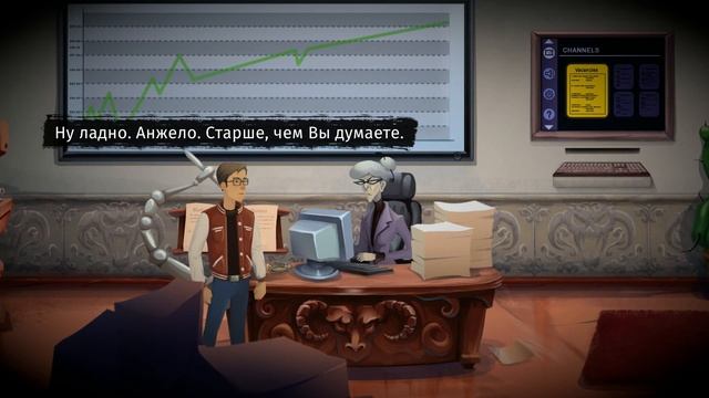 Angelo and Deemon: One Hell of a Quest -5- МЕГА-ХАКЕР [Прохождение на русском] смотреть онлайн