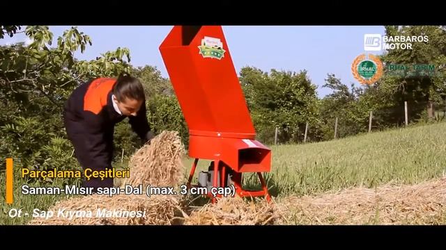 Соломоизмельчитель. Измельчитель травы. смотреть онлайн