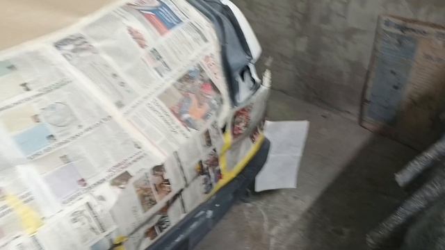 ваз 2112 ремонт после не большого ДТП.