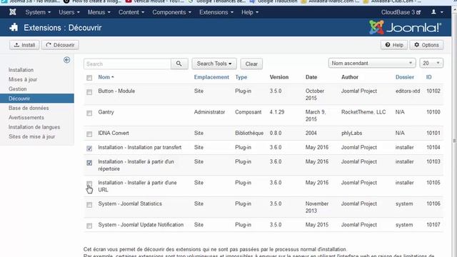 [Résolu] Aucun plugin d'installation n'a été activé - Erreur Joomla 3.6 смотреть онлайн