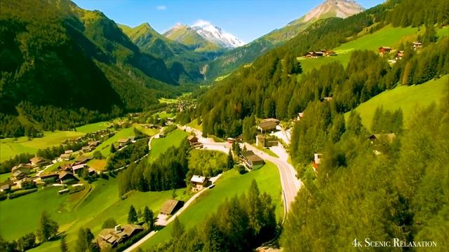 The Alps 4K - Scenic Relaxation Film With Calming Music  (4K Video Ultra HD)