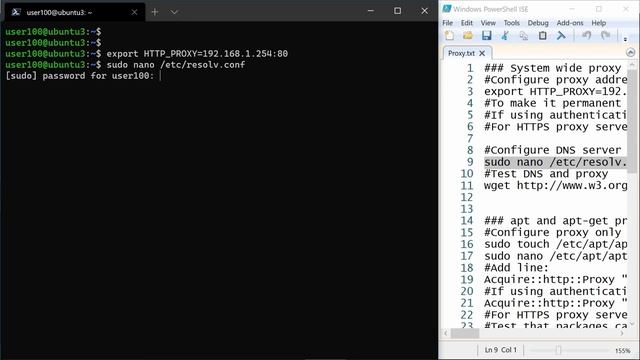 Configure proxy on Ubuntu | QuickTip смотреть онлайн