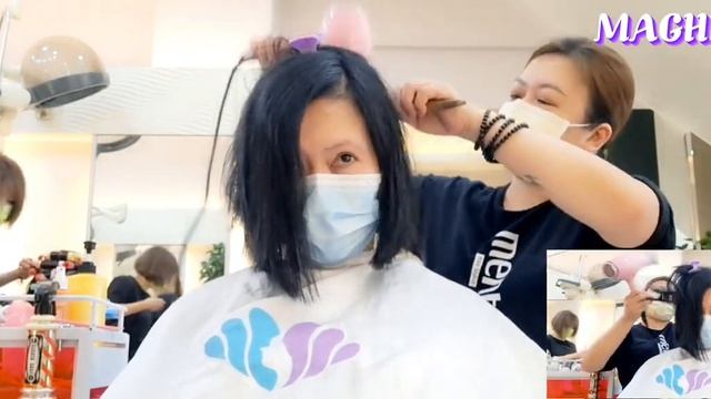 SUMMER SHORT HAIR/MENTOL HAIR STYLISH BEAUTY SALON смотреть онлайн