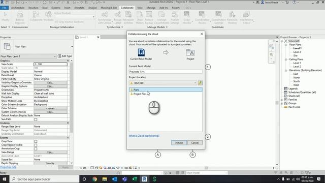 BIM 360 Design - crear proyecto colaborativo desde Revit смотреть онлайн