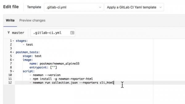 How to run Postman API Tests with Newman in Gitlab CI