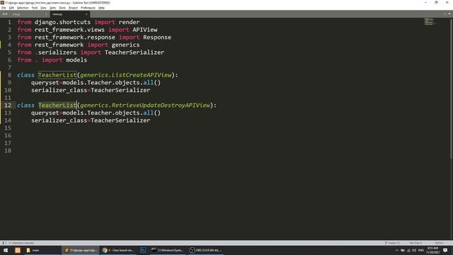 Learning Management System in Django ReactJs #5|Generic Views in Django Rest Framework смотреть онлайн