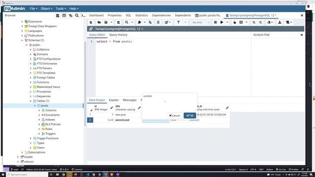 Sqlalchemy get all rows: Part #47 Python API Course смотреть онлайн