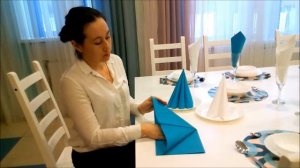 способы складывания салфеток