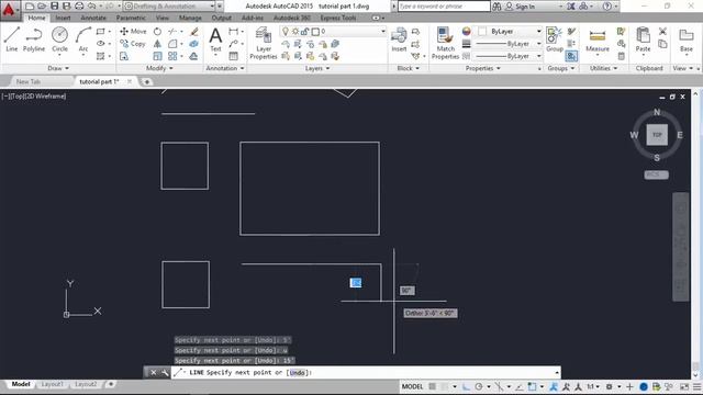 AUTOCAD 2D Bangla Tutorial Part 10 | How to work LINE TOOL | অটোক্যাড বাংলা смотреть онлайн
