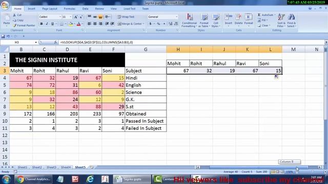 vlookup,rows & columns formula in excel смотреть онлайн