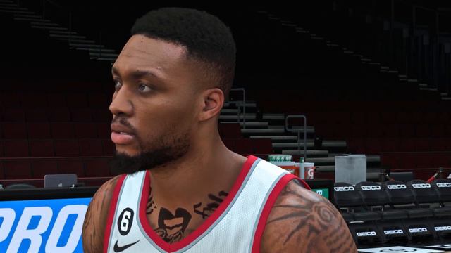 Damian Lillard Realistic Cyberface Mod for NBA 2k23 смотреть онлайн