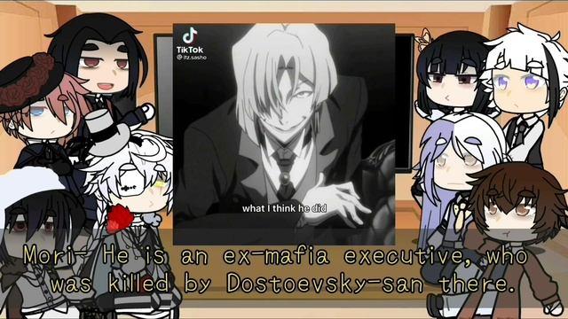 Bungo Stray Dogs react to DOA trio part- 3/3. Fyodor//Bsd\\ смотреть онлайн