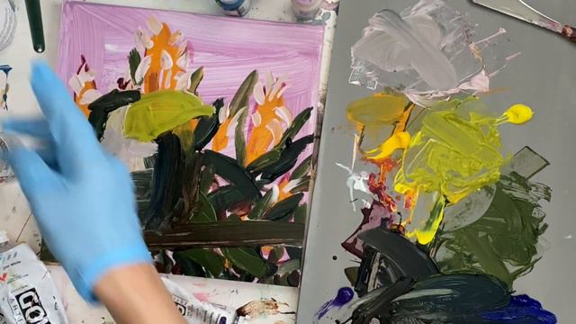 Painting a Toucan and Flowers смотреть онлайн