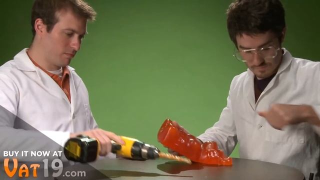 Can You Blend The Worldest Largest Gummy? | Burning Questions | VAT19 смотреть онлайн