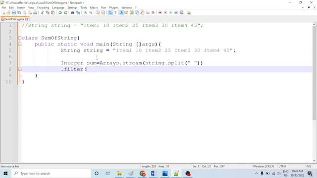 Using Stream do the sum of String java8 interview question смотреть онлайн