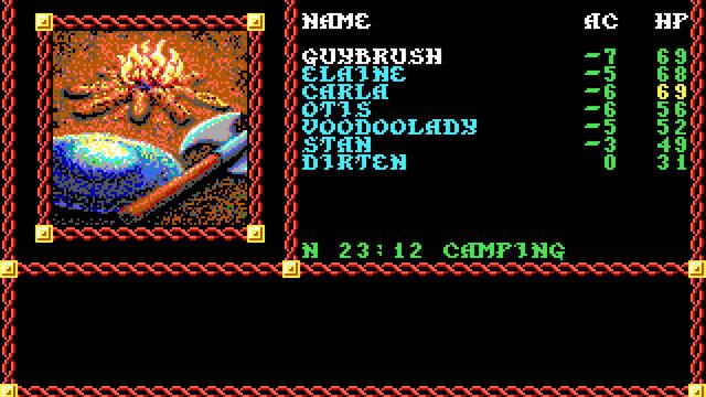 Pool Of Radiance (MS-DOS) - Часть 6 из 6, 1988, AD&D, SSI (tandy Sound)