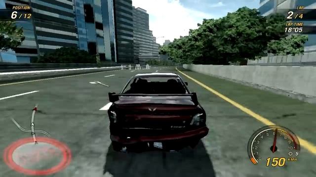 Flatout Ultimate Carnage on ATI Moblity Radeon 5470 смотреть онлайн