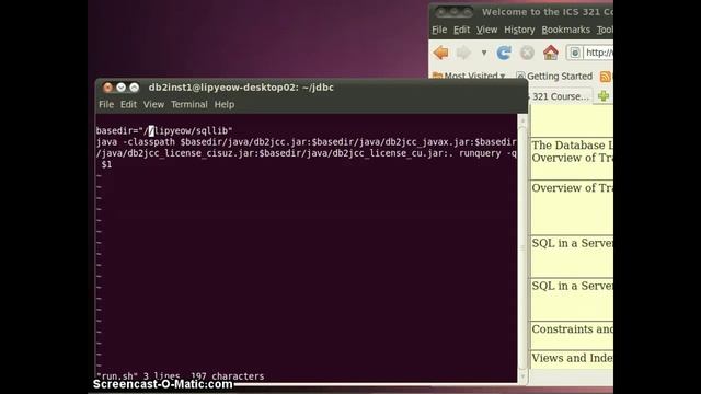 Compiling & Running a JDBC program смотреть онлайн