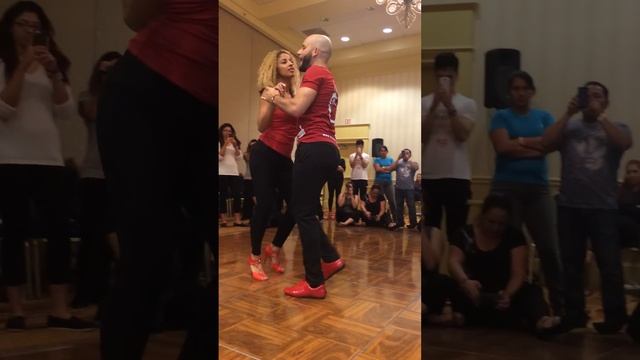 Tanja La Alemana y Jorge Ataca Bachata Demo at USA Bachata Kizomba Festival смотреть онлайн
