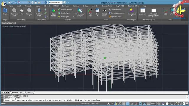 Nhập khẩu file IFC vào phần mềm CAD | Import IFC file into progeCAD смотреть онлайн