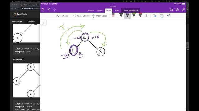 Leetcode 98. Validate Binary Search Tree (Python) смотреть онлайн