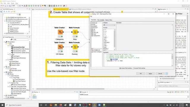 Knime: Excel Equivalent of Filtering Your Data Set смотреть онлайн