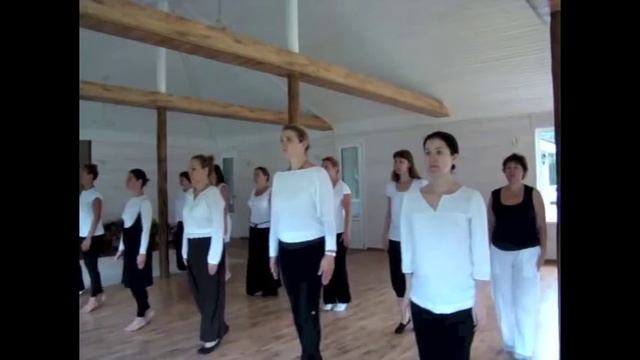Движения Гурджиева.Танец "Три картины". Gurdjieff Sacred Movements. Three tablaux. смотреть онлайн