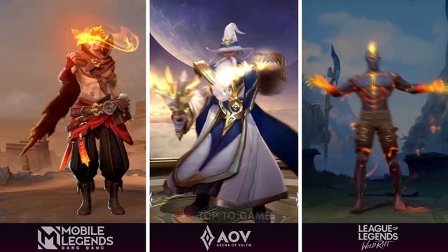 Mobile Legends vs Arena of Valor vs LoL Wild Rift : Map, Graphics, Heroes, Texture Comparison 2021 смотреть онлайн