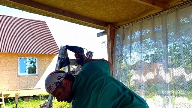 Ремонтируем навес бытовки смотреть онлайн