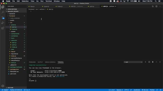 Django React Full Stack Real Estate App | Part 7 - JSON Web Token Auth with React & Redux смотреть онлайн