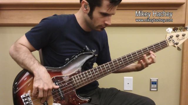 Mikey Hachey: Fender American Deluxe Jazz Bass V смотреть онлайн
