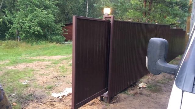 Установка откатных ворот в Санкт-Петербурге смотреть онлайн