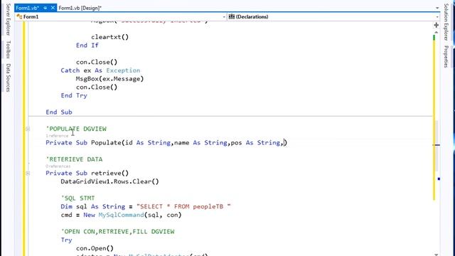 VB.net MySQL Database Ep.03 : DataGridView - Save,Retrieve,Update,Delete смотреть онлайн