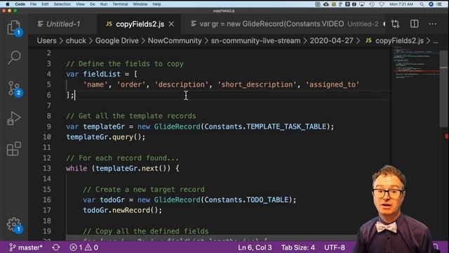 NOWCommunity Live Stream - API Adventures - Using getValue() and setValue() with a list of fields смотреть онлайн