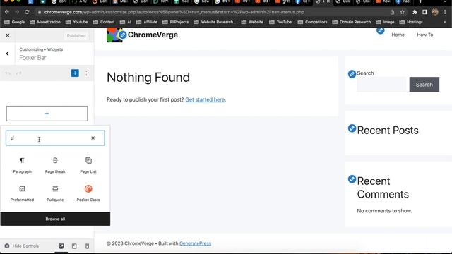 How To Add Footer Menu in GeneratePress Theme WordPress смотреть онлайн