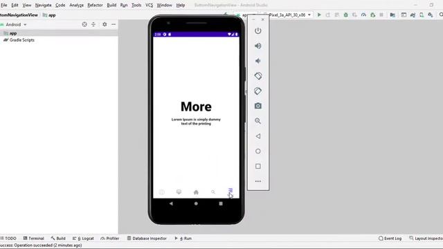 How to implement Bottom Navigation View with Fragments in Android Studio смотреть онлайн