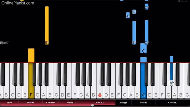 Rick Astley - Never Gonna Give You Up - EASY Piano Tutorial смотреть онлайн