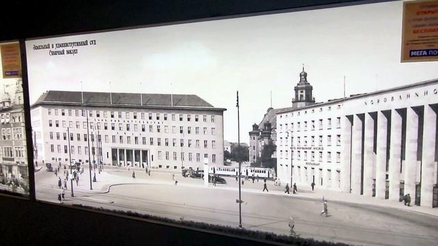 Старые фото Кёнигсберга в подземном переходе. Прогулка по Калининграду #44 смотреть онлайн