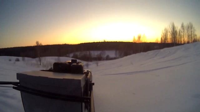 SnowDog Sport B420 Тест-обзор движение по склонам. Может ли мотобуксировщик заехать в гору? смотреть онлайн